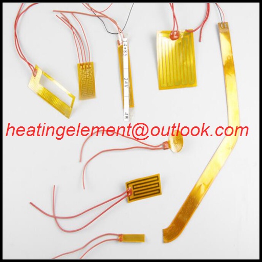customize polyimide heater pi film heater 3M Adhesive