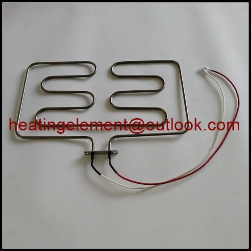 Grill heating tube