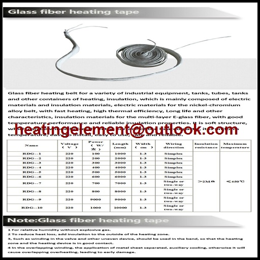 textile fabric heater element