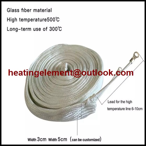 Glass fiber heating tape