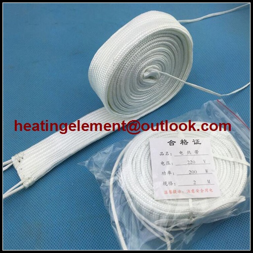 Glass fiber heating tape