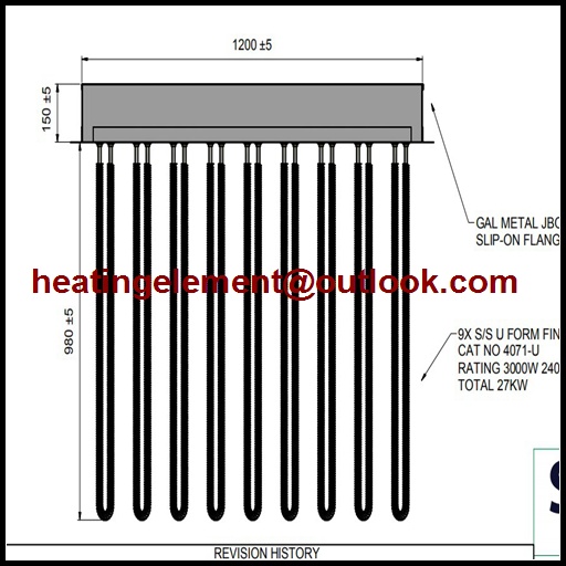 Air heater element