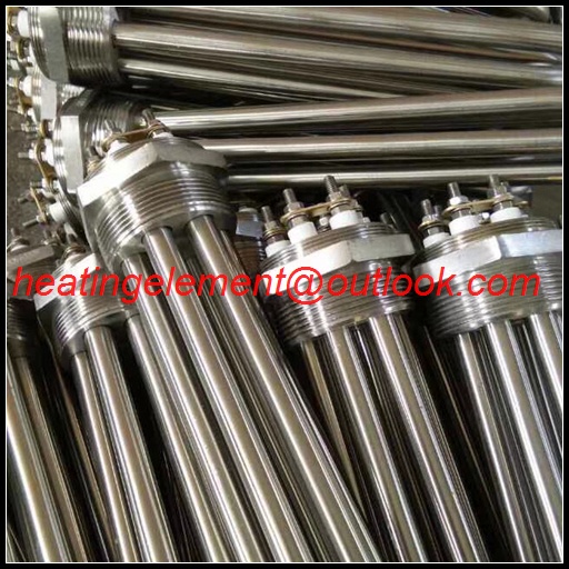 Immersion heating tube