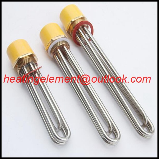 Immersion heating tube