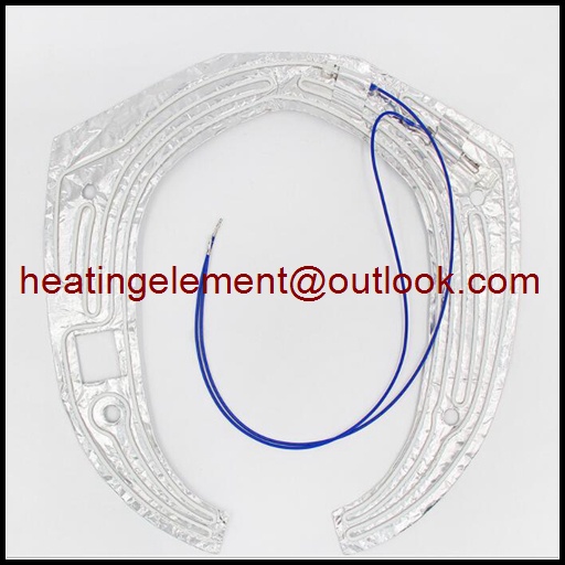 Toilet seat heater Aluminum foil heater