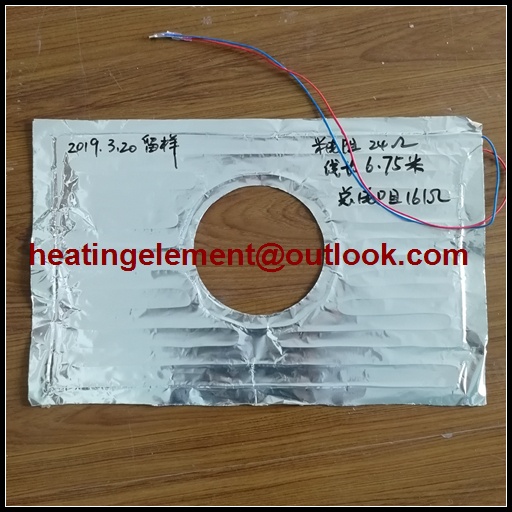 Steam box aluminum foil heater