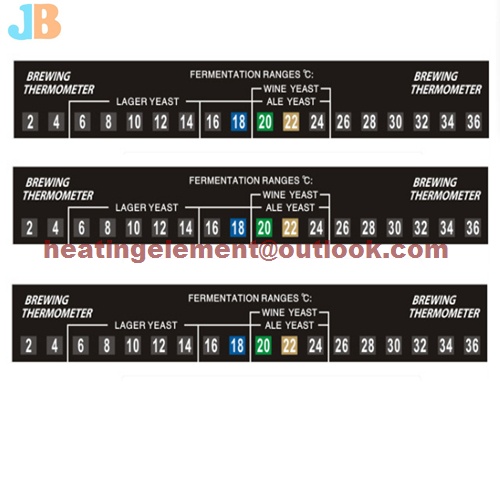 Brewing Fermentation Thermometer temperature tape