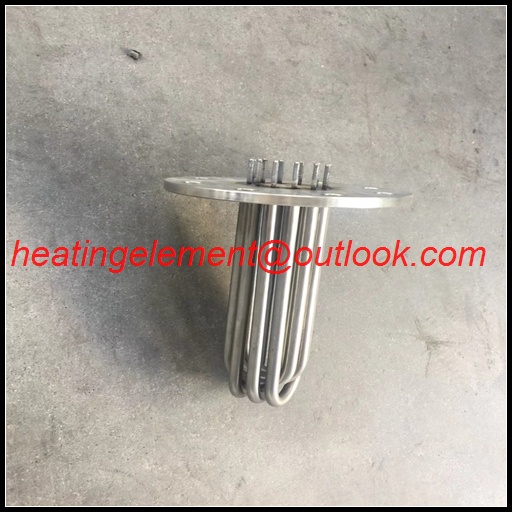 Immersion Electric Heating Tube For Oil & Acid Heating With Flange