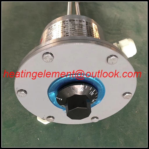 Topright SUS316 stainless steel electric flange immersion tubular heater with temperature control box