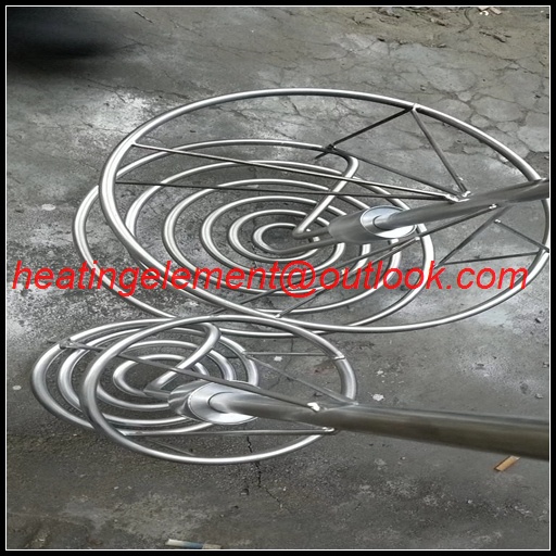 Industrial SS316 Oil Immersion Flange Tubular Heater