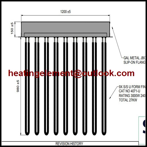 Tubular finned heater