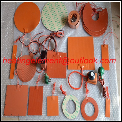Flexible Electric Heating Strips Silicone Rubber Heater