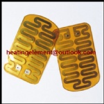 Shape and size customized Polyimide Kapton film heater with 3M back adhesive