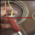 Silicone Rubber Heating Calbe Heating Wire