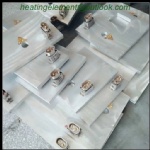 Aluminum heater plate cast electric heater