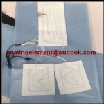 Non-woven fabric heating pad