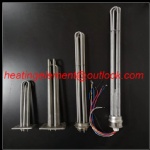 Immersion heating tube