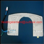 Massager heater heating element