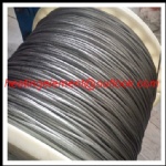Metal braided heating cable